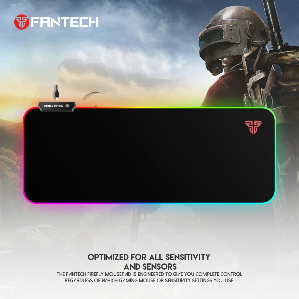 FANTECH MP800 Usb Проводная светящаяся коврик для мыши большой игровой мыши|Коврики