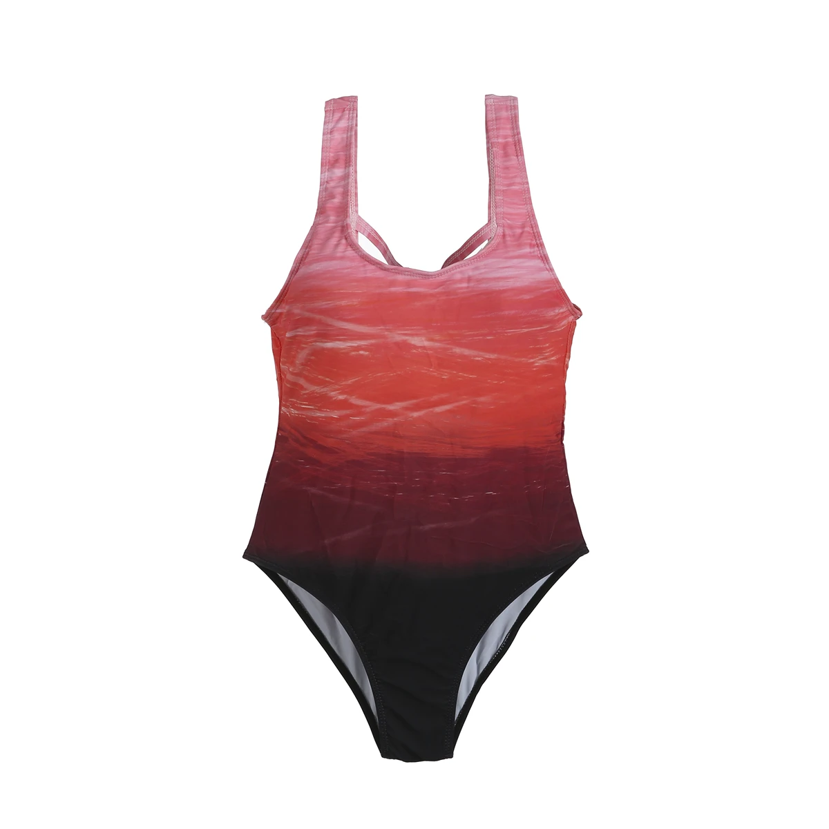 Hirigin 2019 New Women Swimwear One Piece Swimsuit Swimming Costume Padded Monokini Push Up Bra Bikini Gradient Color | Спорт и