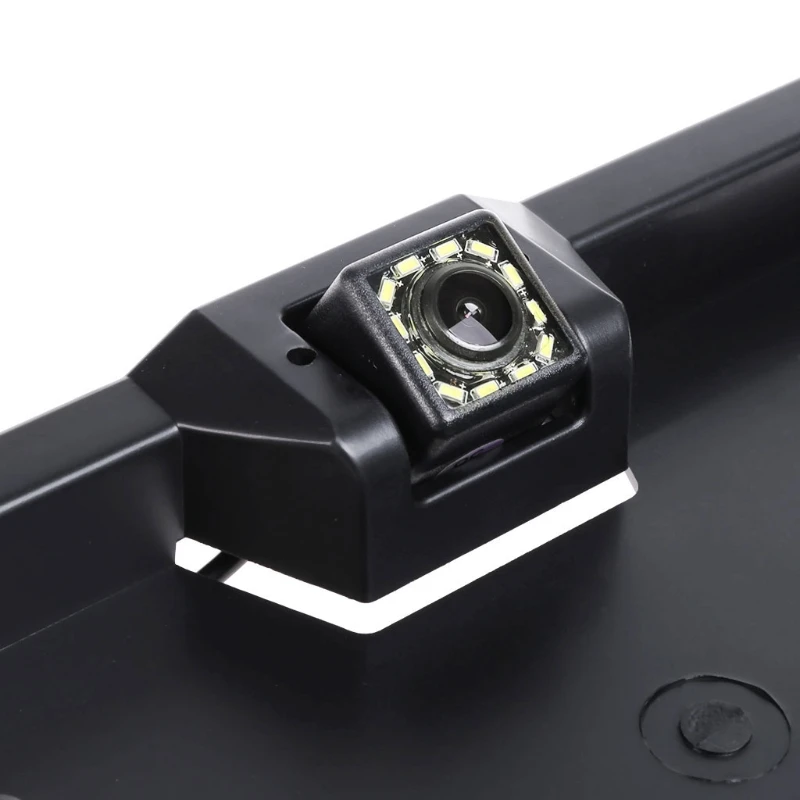 AUTO -Night Visible 12 LED Car Rear View camera EU License Plate Frame Back Up Camera | Автомобили и мотоциклы