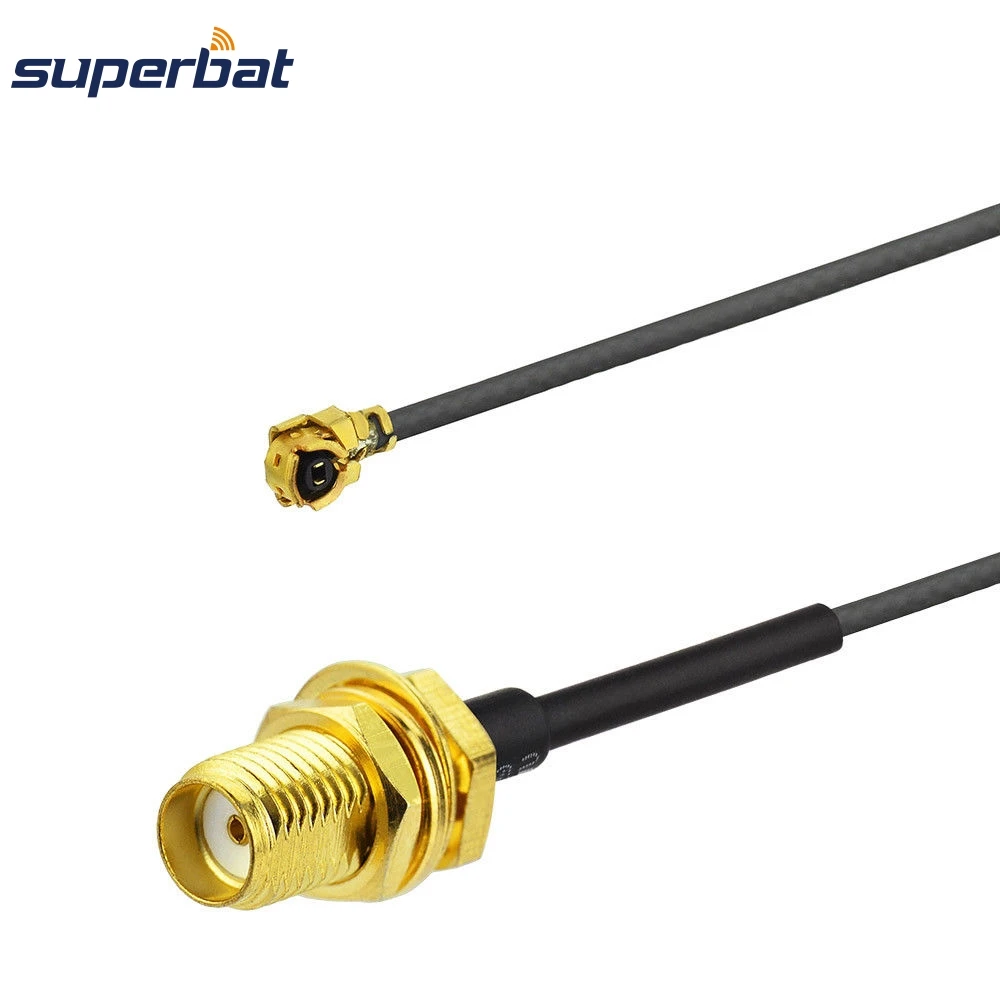 Superbat U.FL/IPX к SMA Джек Женский свинка хвостик гибкий 1 13 мм кабель 10 см для ТВ GSM CDMA 3G 4G