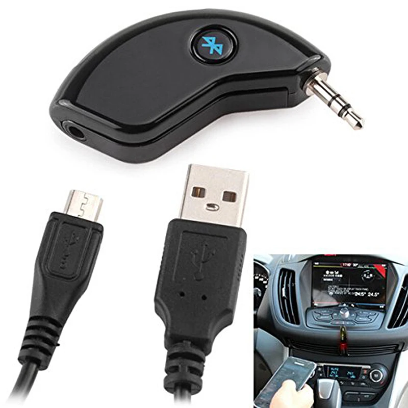 Автомобильный портативный приемник Bluetooth для музыки и телефонных