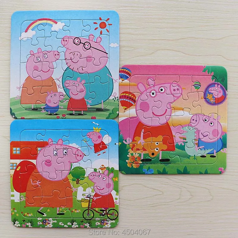 Bobbi Series Puzzles Animal Cartoon Educational Toy For Children Digital Paper Puzzle Game Kid Toys Free Shipping | Игрушки и хобби