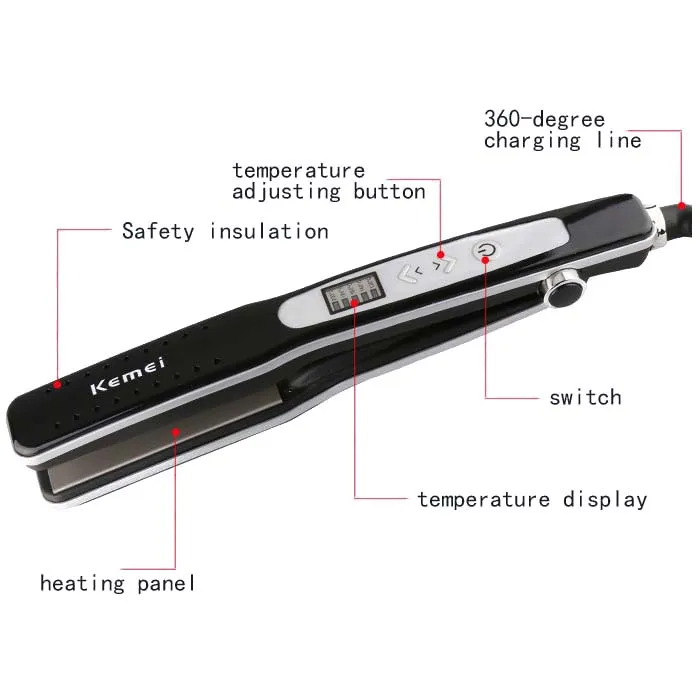 Kemei KM 8811 выпрямитель для влажных и сухих волос прямые бигуди|Щипцы завивки| |