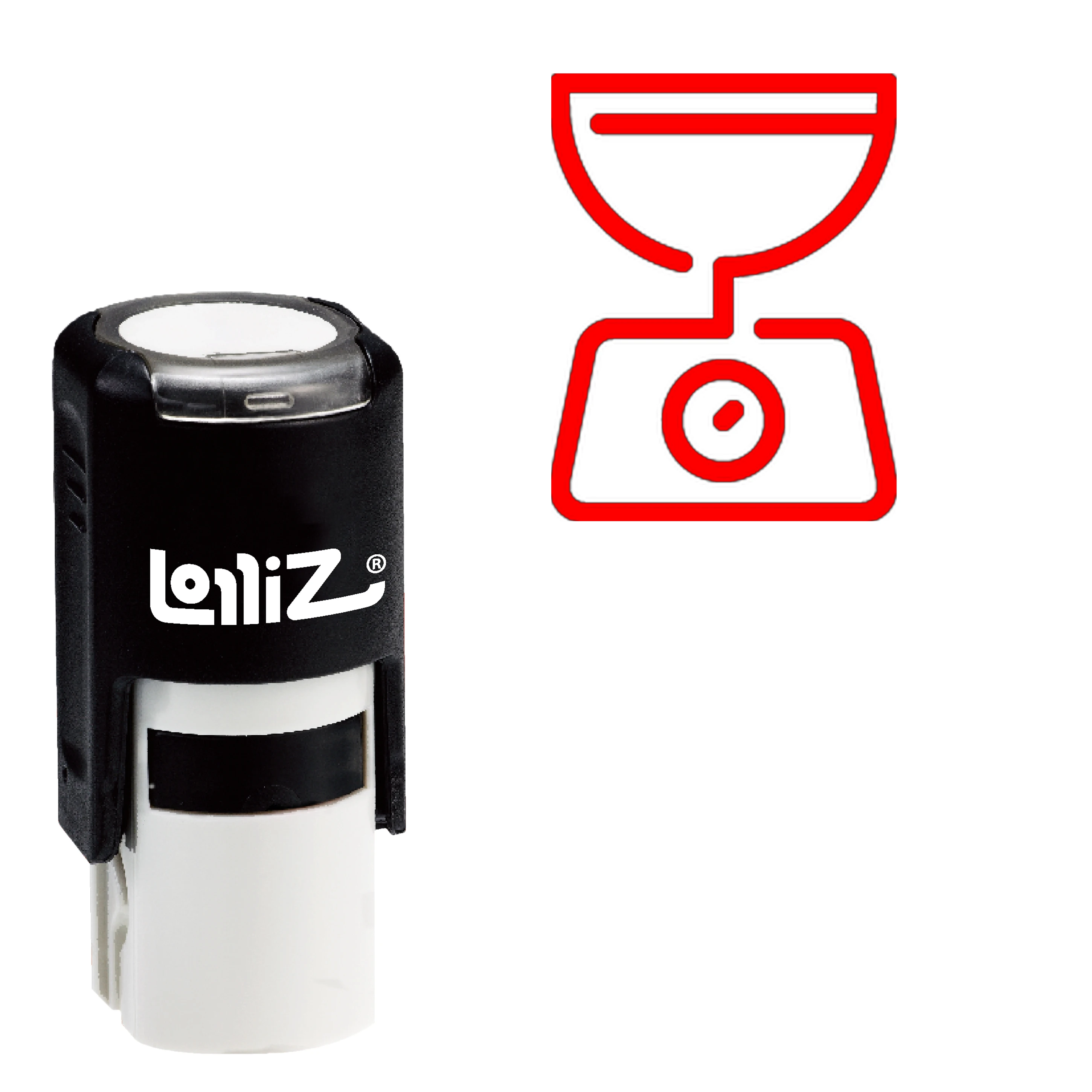 

LolliZ Weight Self-Inking Rubber Stamp - Modern Symbol Series