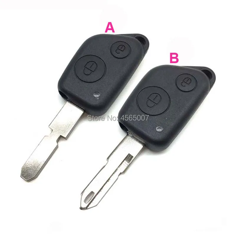 2 кнопки автомобильный удаленный Корпус ключа для Peugeot 106 205 206 306 307 405 406 Авто