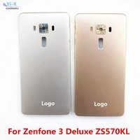 5pcs/lot Back Battery Cover For Asus Zenfone 3 Deluxe ZS570KL Z016D Battery Door Back Housing with Camera Lens