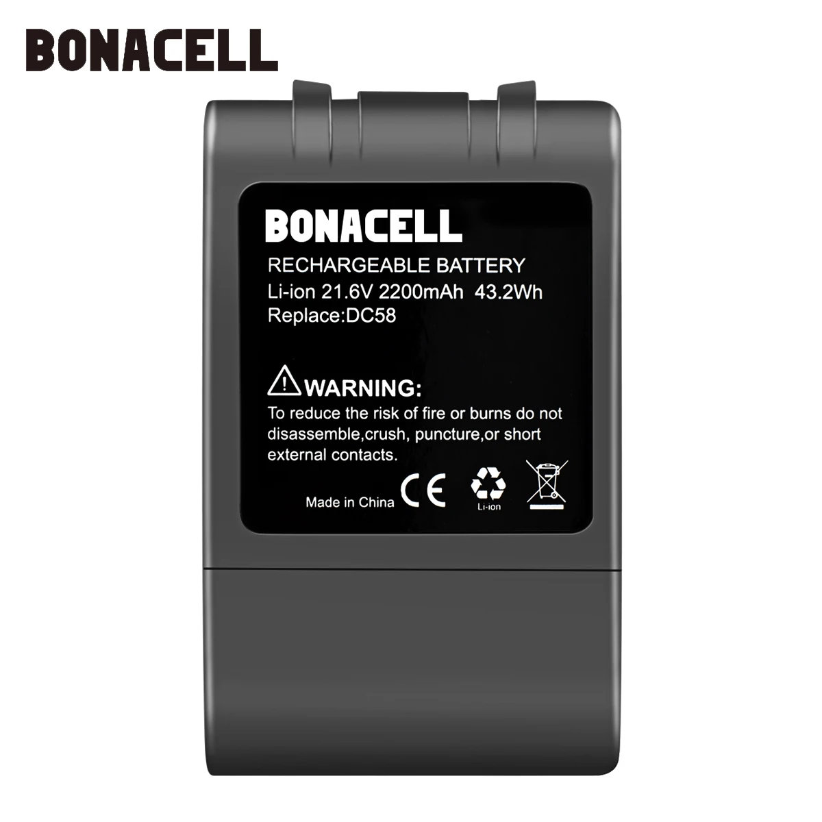 Bonacell 21,6 V 2200 мА/ч, литий-ионный аккумулятор Батарея для Dyson V6 DC58 DC59 DC61 DC62 DC74 SV09 SV07 SV03 965874-02 пылесос Батарея L30