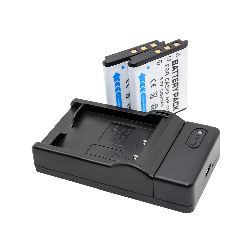 CNP-110/BN-VG212U литий-ионный аккумулятор (2-Pack) + USB зарядное устройство для цифровой