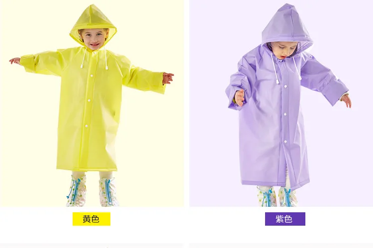 10 шт. детский дождевик с сумкой для школы Размеры S M L XL|Плащи| |