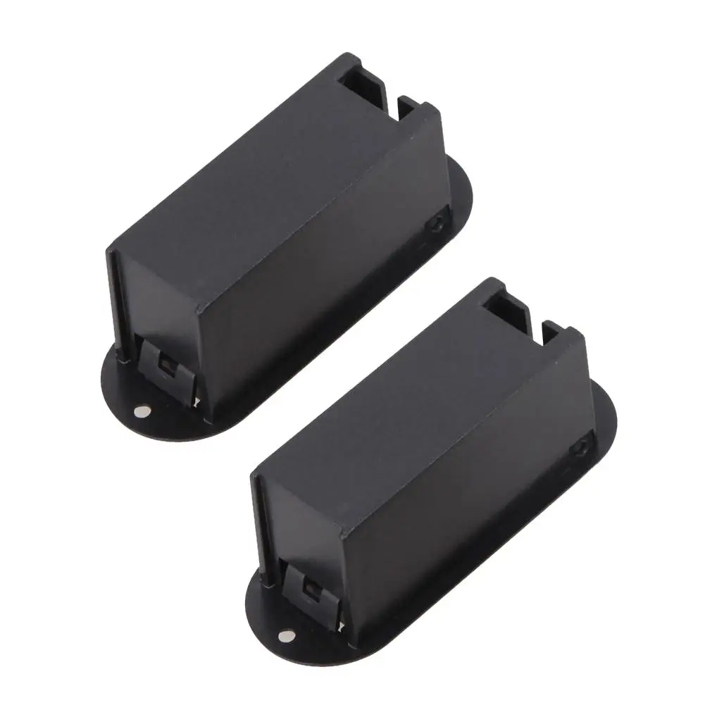 FULL 5pcs 9V батарея Чехол держатель Крышка Коробка Замена для активной гитары Бас