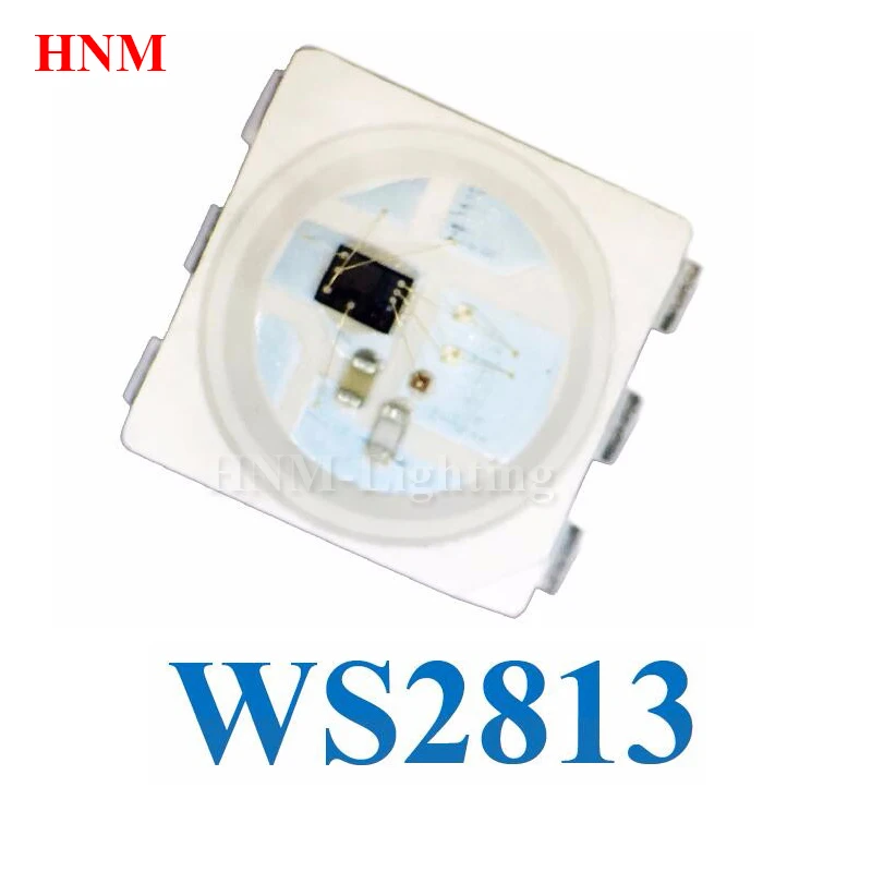 WS2813B светодиодный чип 5050 SMD RGB LED WS2813 Интеллектуальное управление двумя сигналами