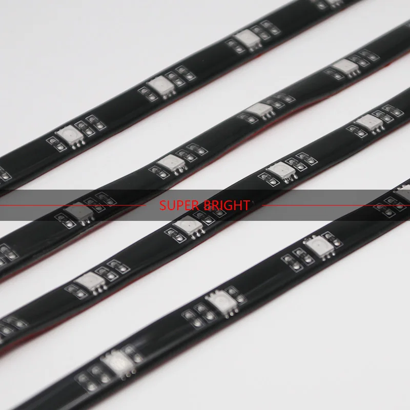 

5V RGB SMD 5050 LED Strip Light TV USB Back Light Waterproof LED Strip 50CM 1M 2M Backlight For TV PC With Dimmer Controller