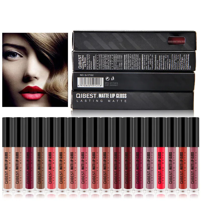 Rakado Batom Mate Lipgloss Makeup Liquid Lipstick Moisturizer Long Lasting Levre Matte Lip Gloss Beauty Cosmetics Rouge Tool Kit | Красота и