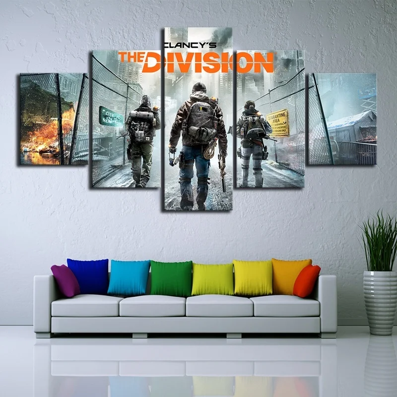 5 шт. тома клэнси отдел игры плакат HD фотографии для Гостиная настенный