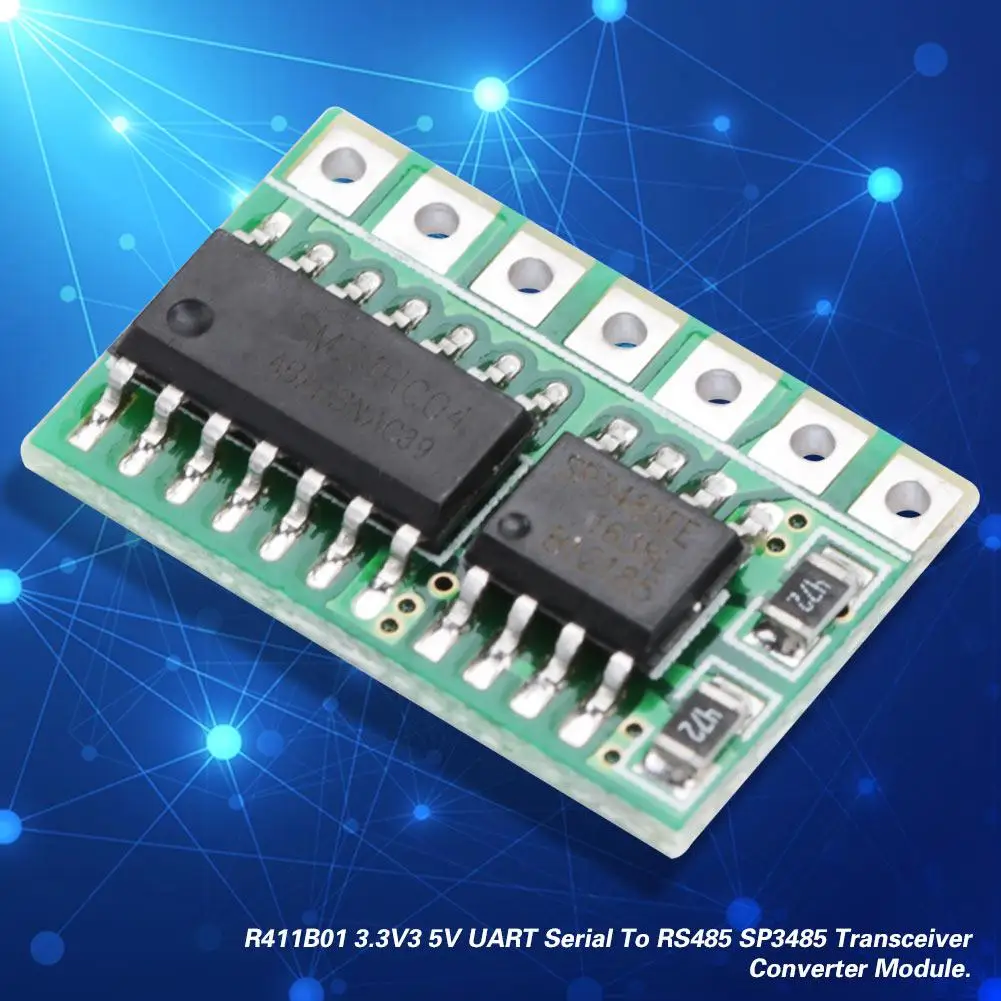 1 шт. R411B01 3 V 5V UART Serial для RS485 SP3485 конвертер трансивер модуль|Инверторы и конвертеры|