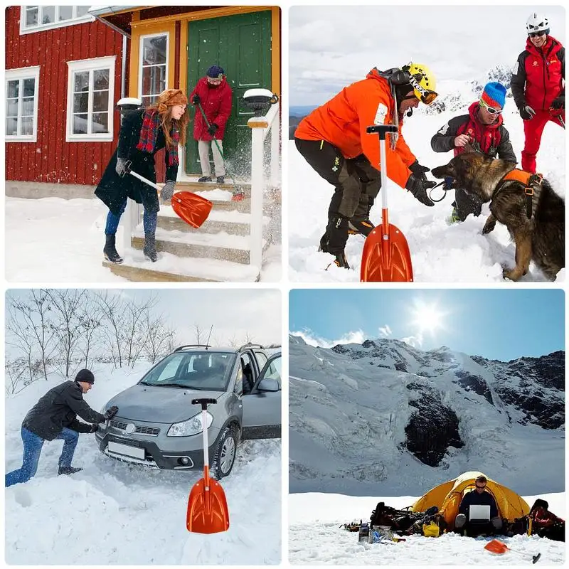 Алюминиевая Лопата Взрывозащищенная лопатка для снега устойчивая к ржавчине и