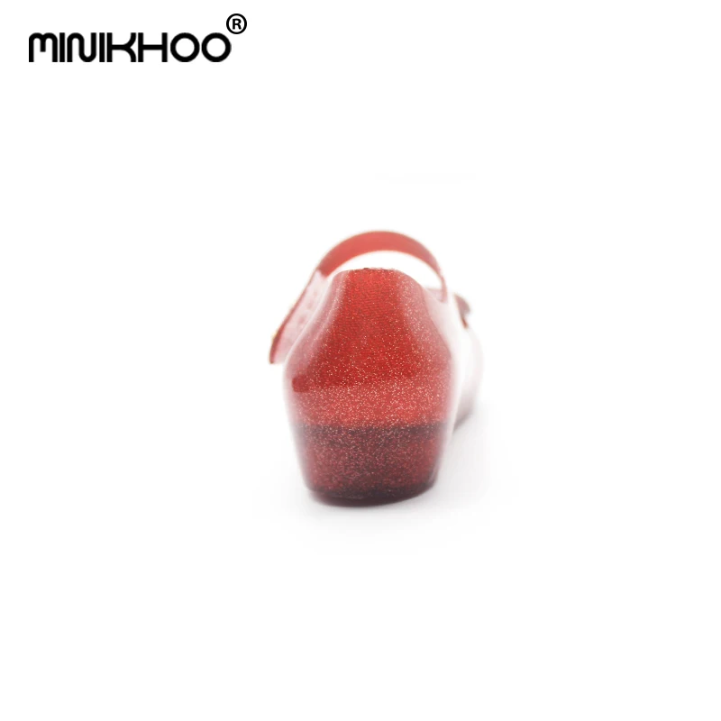 Прозрачные Сандалии Mini Melissa детские Нескользящие сандалии для девочек