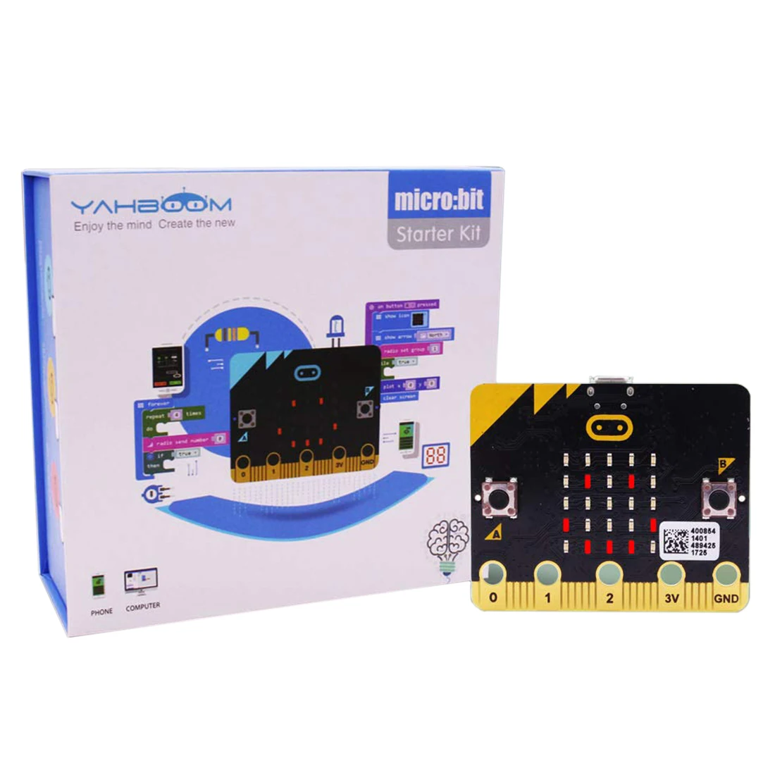 

Набор для начинающих Micro:Bit, программируемая графическая плата ствол игрушка для детей, взрослых, мальчиков с руководством по руководству