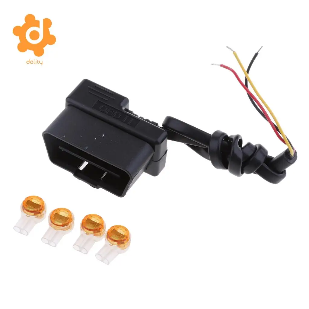 Dolity OBD 2 контактный понижающий кабель 12 В/24 В до 5 автомобильный инвертор комплект