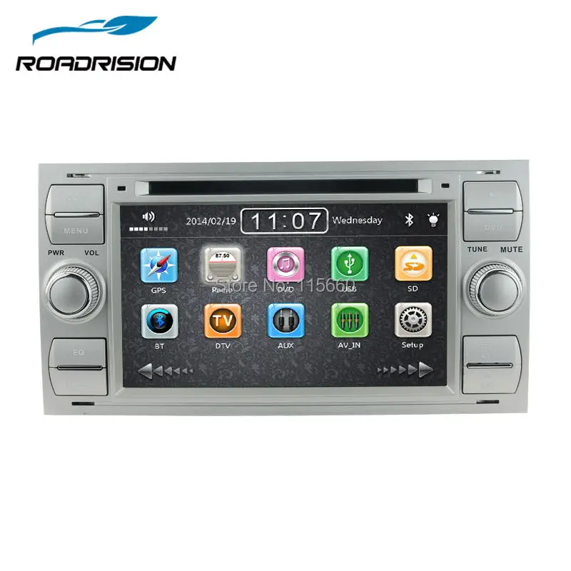 Головное устройство RoadRision 2Din Indash стерео Автомагнитола с DVD GPS навигацией для Ford