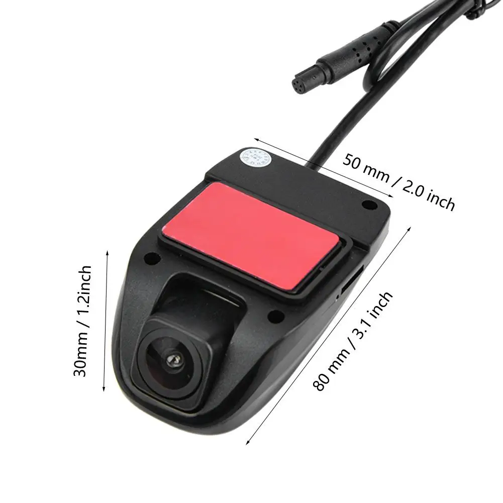 DVR камера USB 1080P Автомобильный видеорегистратор для Android с камерой заднего вида