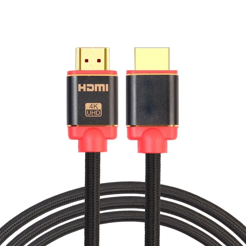 Многоцелевой Плетеный UHD HDMI кабель 2 0 к 4 К адаптер для проектора ТВ компьютер с