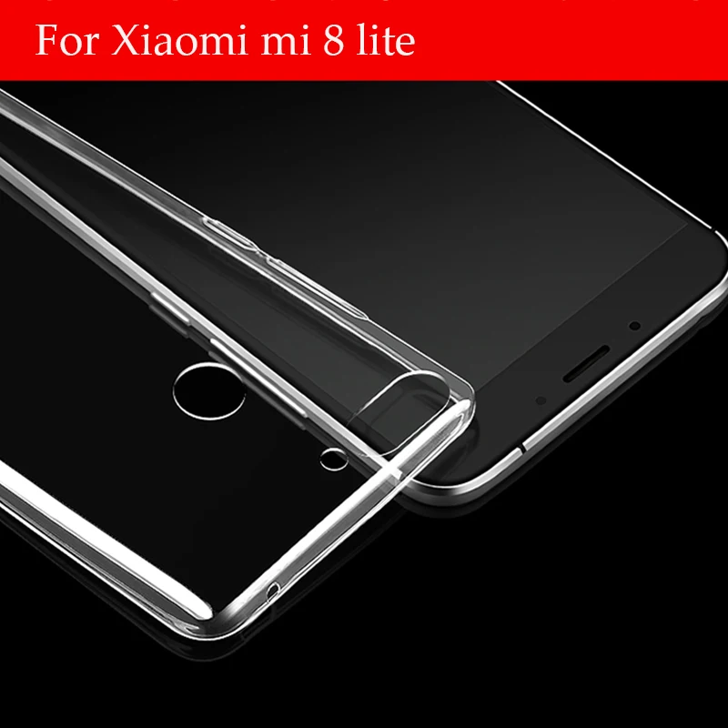 Прозрачный чехол для Xiaomi mi 8 lite SE Mi8 Lite Se из ТПУ Для se силиконовый | Мобильные