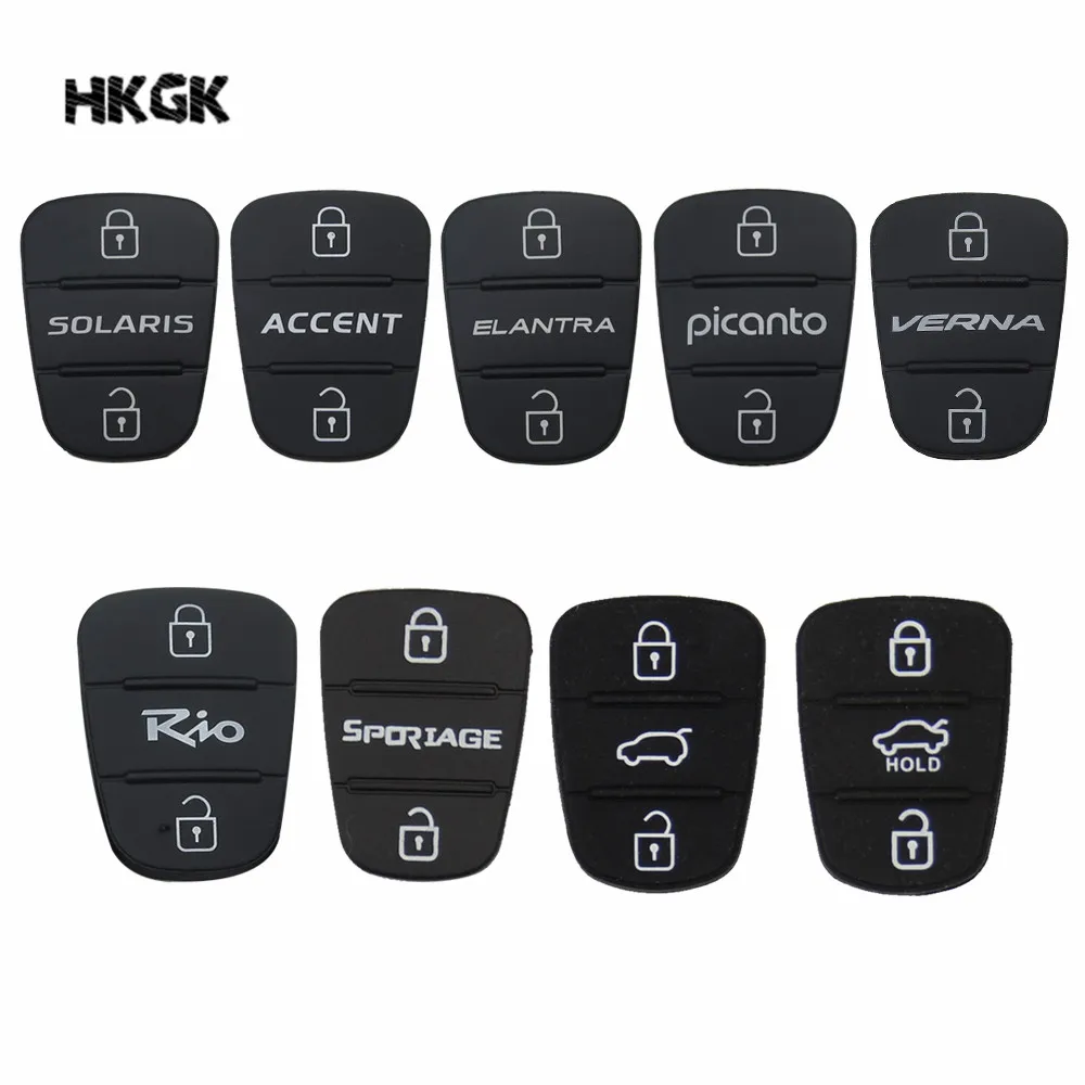 3 кнопки резиновый кнопочный коврик для Hyundai I30 IX35 Solaris Accent Elantra Sportage Kia K2 K5 RIO