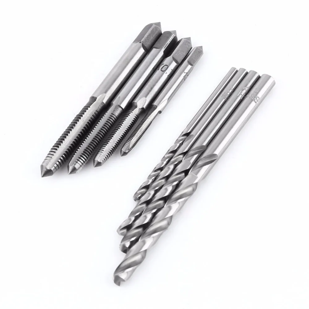9 шт./компл. T тип машины ручные краны с винтовой резьбой Reamer M3/M4/M5/M6 набор крана 4 шт.