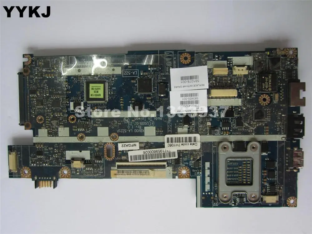 Материнская плата для ноутбука HP Probook 5310M материнская 581078-001 KBV00 LA-5221P с P9300 |