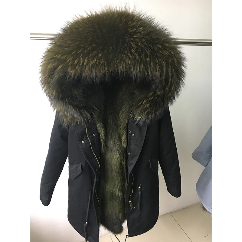 Abrigos mujer invierno 2018 зимнее пальто женские парки Украина натуральный мех подкладка