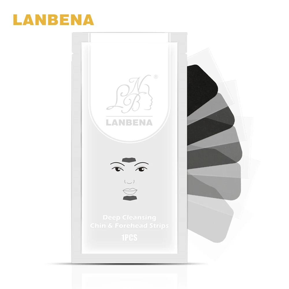 Lanbena маска для удаления угрей подбородка черная уголь отшелушивающая лица