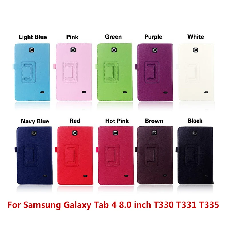 Чехол книжка из искусственной кожи с подставкой для Samsung galaxy tab 4 8 0 чехол Galaxy Tab