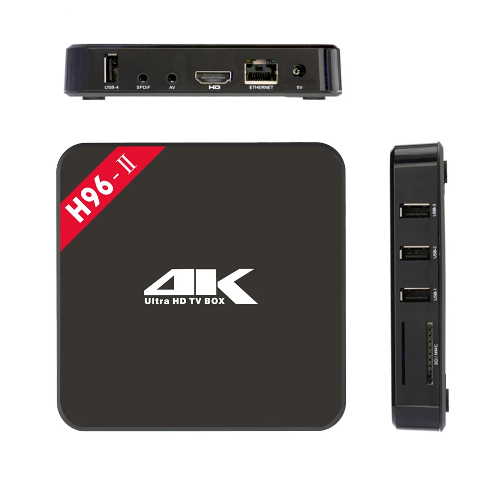 OPQ-H96-Ii Android 7 1 Smart Tv Box Amlogic S905X четырехъядерный Wifi 2 4G 4K видео медиаплеер для Netflix Youtube