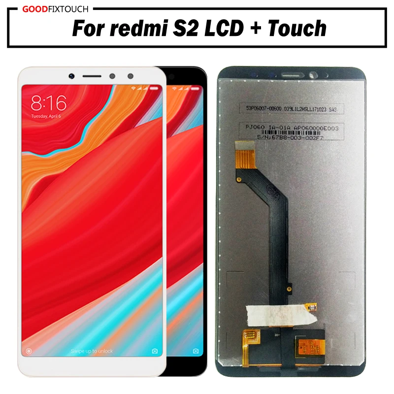Оригинальный ЖК дисплей для Xiaomi Redmi S2 дигитайзер сенсорный экран в сборе рамка Y2