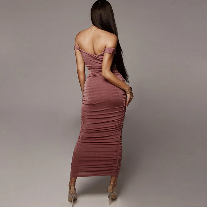 2019 Элегантные Роскошные платья с вырезом лодочкой бархатные макси длинные