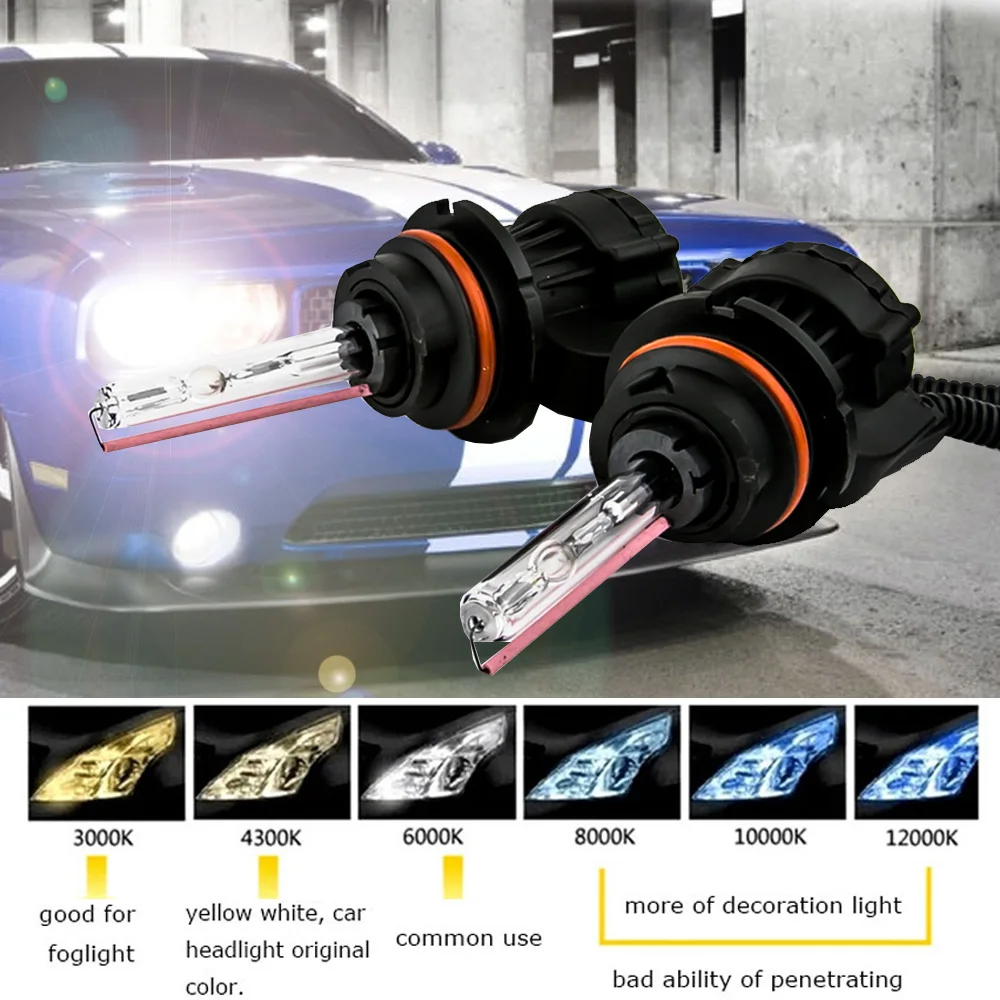 35W 55W H4 Bi xenon 3 H13 Bixenon Hi/lo 4300K 6000k 8000k 12V bi hid Xenon набор лампы для фар|Лампы автомобильных