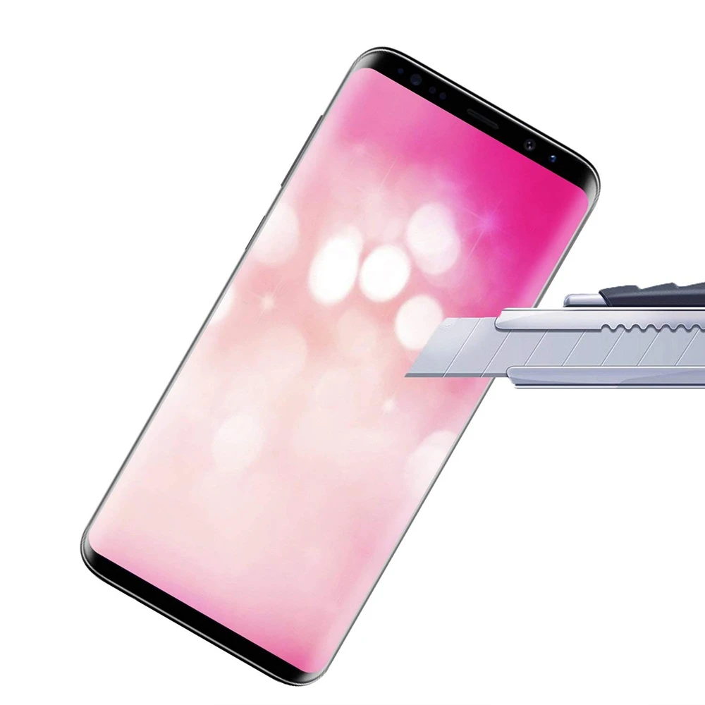 Закаленная пленка на весь экран для Samsung Galaxy S9 Plus | Мобильные телефоны и