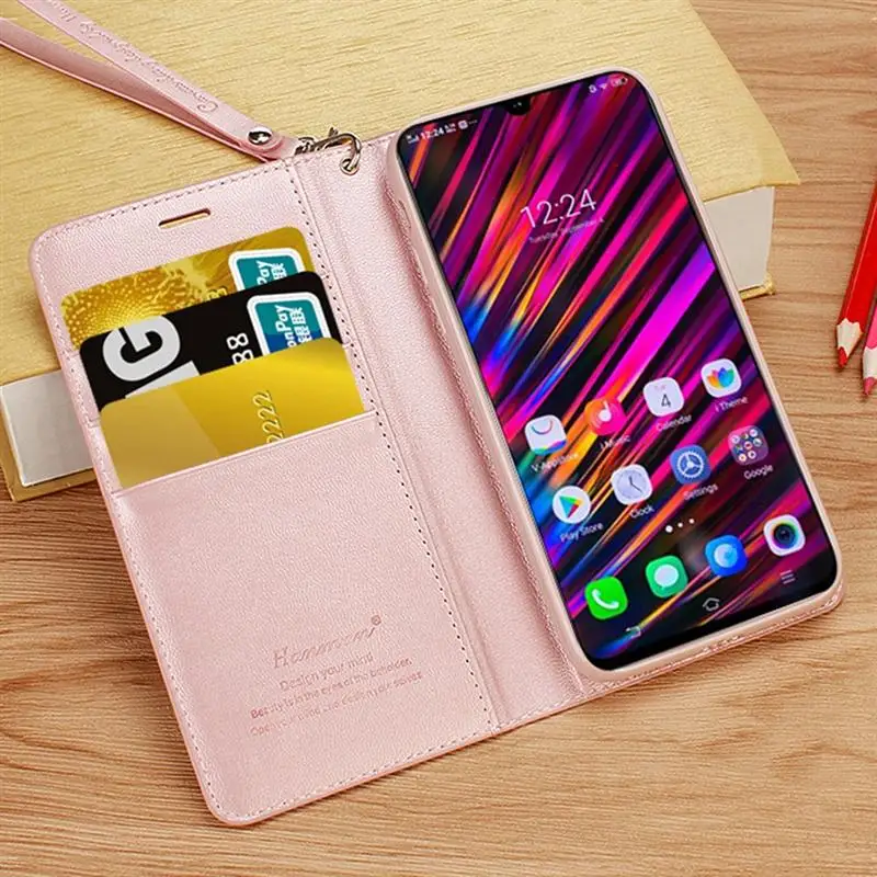 Из искусственной кожи с отделением для пластиковых карт Чехол встроенный