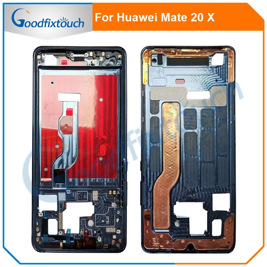 ЖК корпус для Huawei Mate 20 X 20X Передняя рамка Корпус средняя экран Лицевая панель
