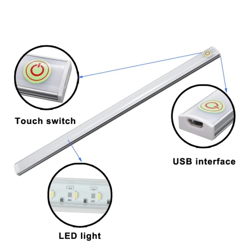 CLAITE USB 6 Вт Ночной свет DC 5 В в светодио дный 21 светодиодный затемненный
