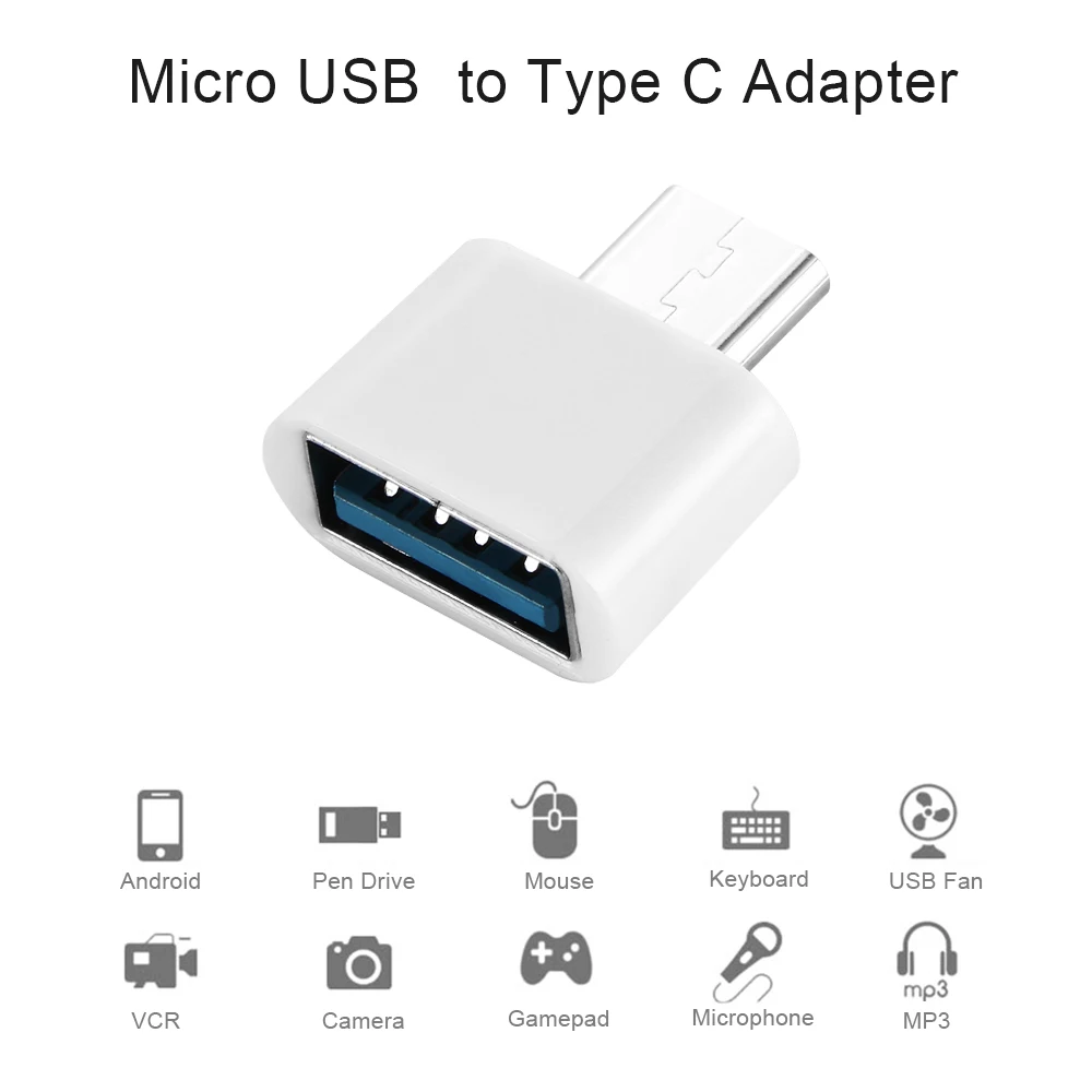 Зарядное устройство Powstro с USB разъемом микро конвертер Тип C прямой адаптер для