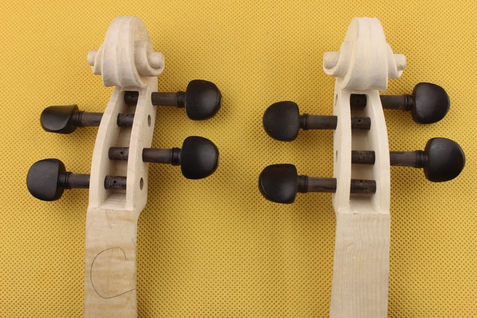 

1pc New hand carved Student Maple Violin Neck + ebony pegs 4/4 size violin parts
