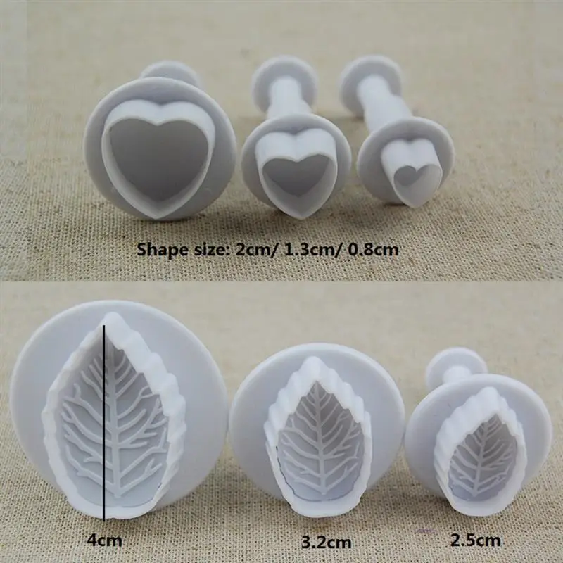 Резак для печенья инструмент украшения торта плунжера Fondant rolling pin DIY Sugarcraft cutter