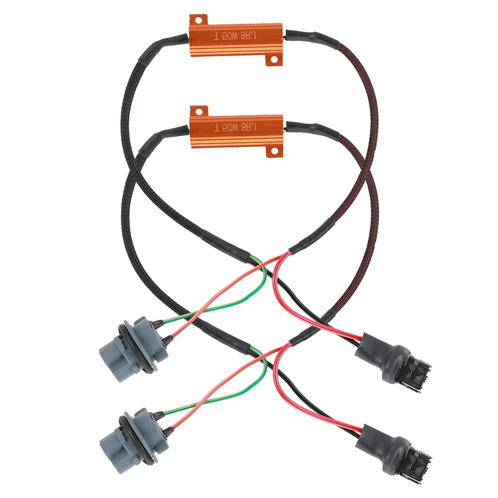 7440 T20 50W8RJ Hyper Flash Fix без ошибок адаптеры проводки светодиодный одного указателя