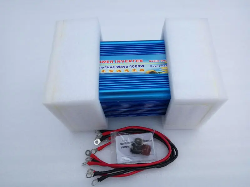 

Off Grid 4KW 4000W 12V TO 100V 110V 120V 127V 50HZ 60HZ peak power 8000W digital display Pure Sine Wave Inverter