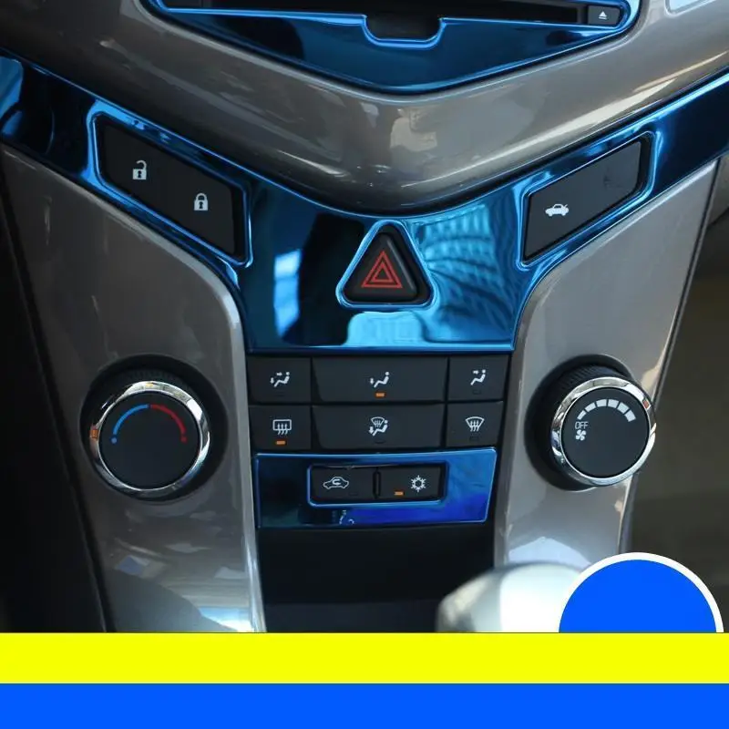 DEL# Auto Modified Control System Interior Fashion Decoration Car Styling Bright Sequins Sticker Strip 15 FOR Chevrolet Cruze | Автомобили