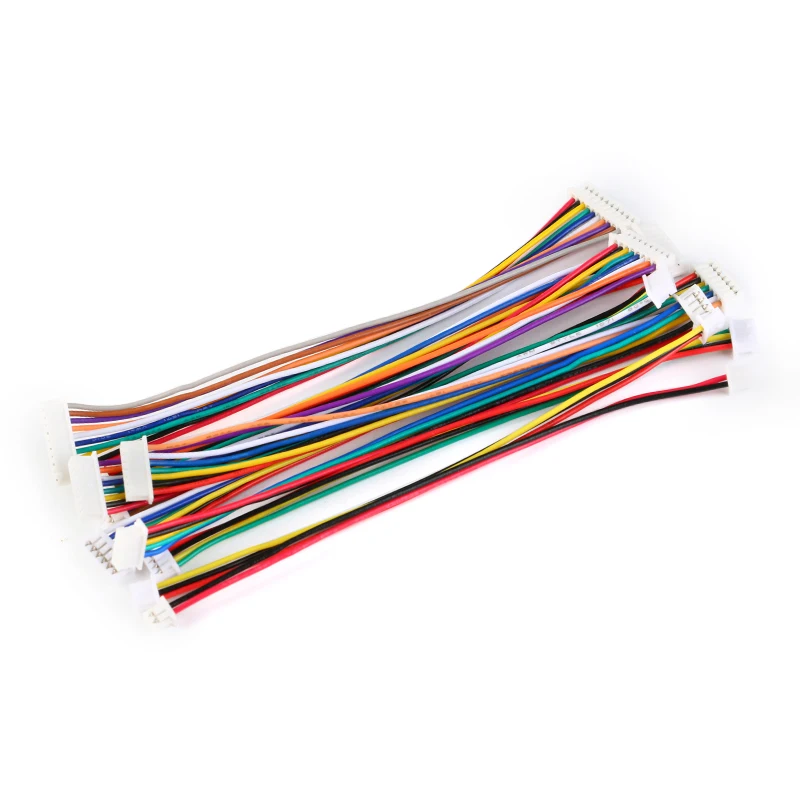 5 шт. XH 1 25 проводной Кабельный соединитель DIY JST 2/3/4/5/6/7/8/9/10Pin электронная линия