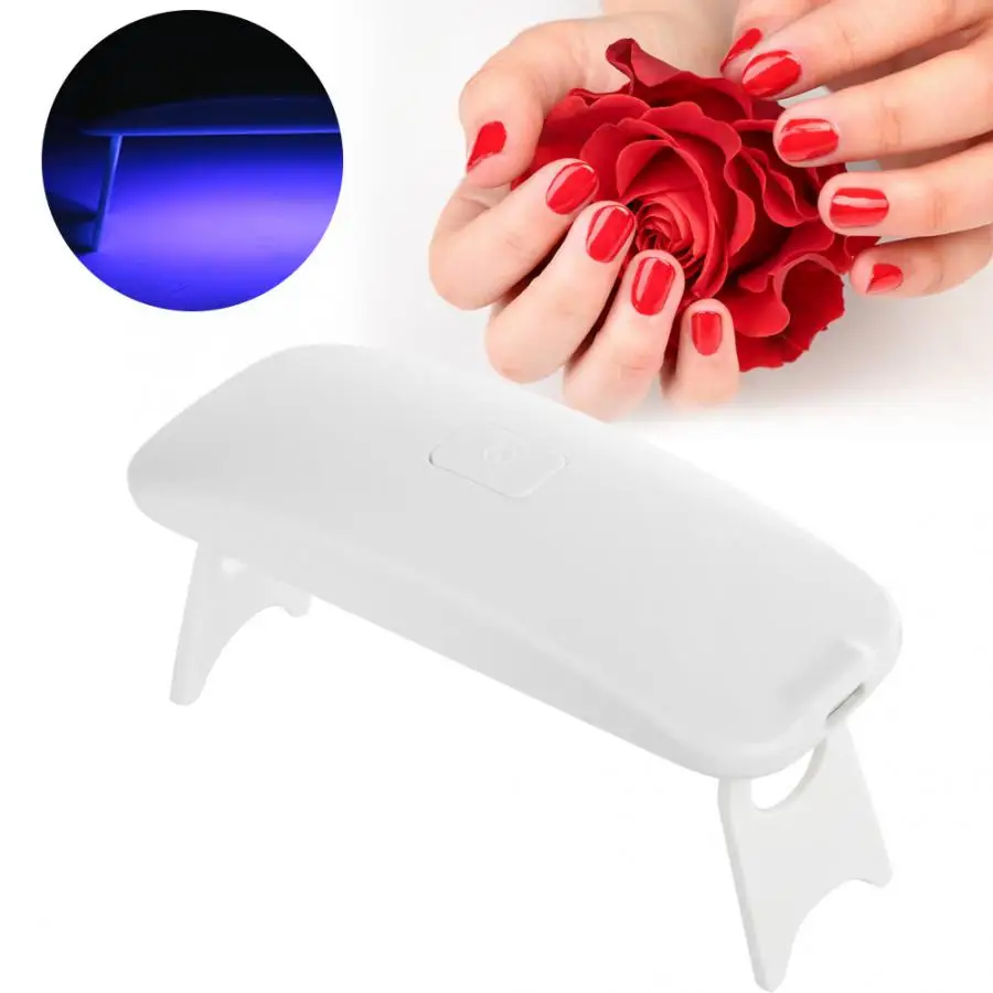 Портативная мини лампа для сушки гель лака ногтей 3 Вт|Сушилки ногтей| |