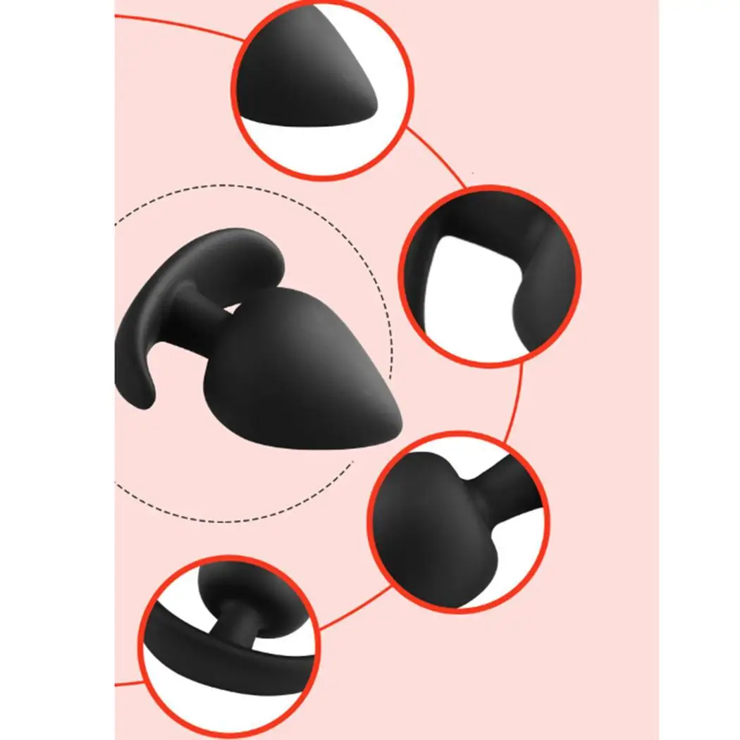 LI BO Butt Plug Silicone Adult Sex Toys for Couples Beads Anal Vagina Stimulate Bendable Narrow Rounded Prostate Climax |